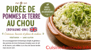 Purée de pommes de terre au chou