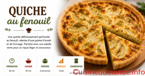 Quiche au fenouil