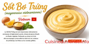 Sốt Bơ Trứng – mayonnaise vietnamienne