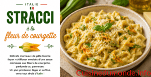 Stracci à la fleur de courgette