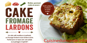 Cake fromage lardons