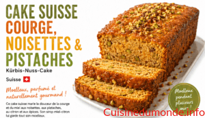 Cake courge noisettes et pistaches