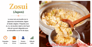 Zosui – bouillie de riz aux oeufs