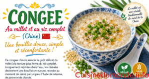 Congee au millet et riz complet
