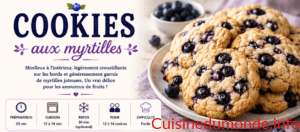 Cookies aux myrtilles