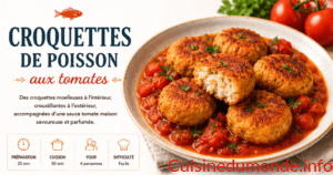 Croquettes de poisson aux tomates