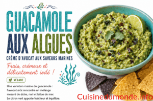 Guacamole aux algues
