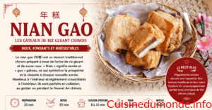 Nian gao – gâteaux de riz gluant chinois