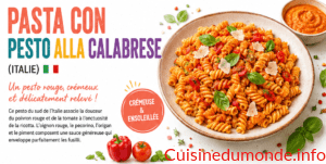 Pasta con pesto alla calabrese