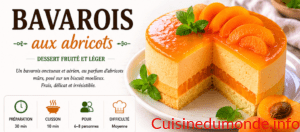 Bavarois aux abricots