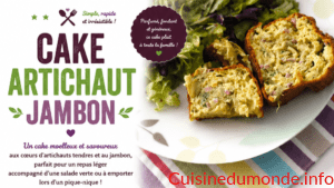 Cake artichaut jambon