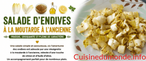 Salade d&rsquo;endives à la moutarde à l&rsquo;ancienne